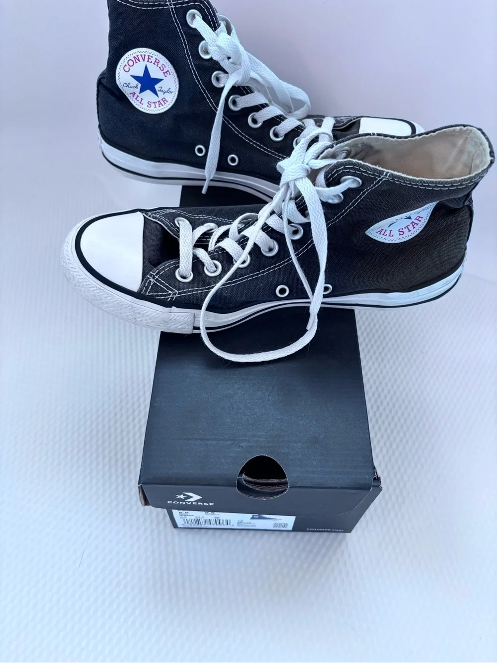 Converse Chuck Taylor All Star Black White High Top Sneakers